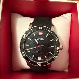 Swiss Military Black Watch for Men